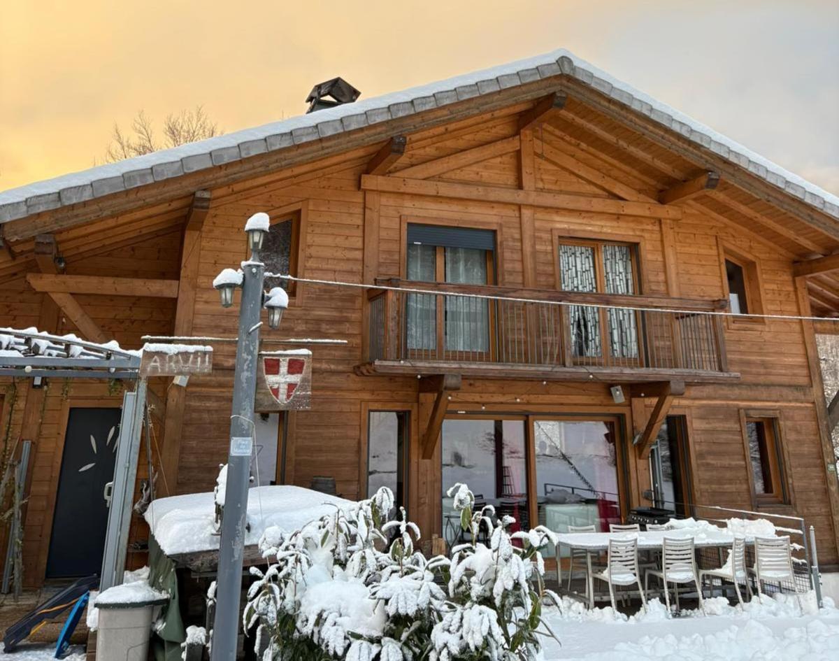Chalet Les Vagnys - Lac Des Vernays La Riviere-Enverse Exterior foto